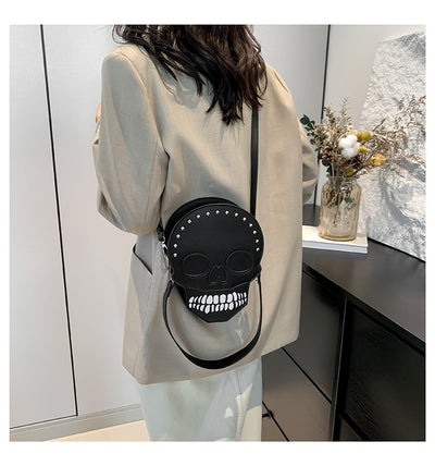 Skull Bag - Halloween Crossbody Shoulder Purse
