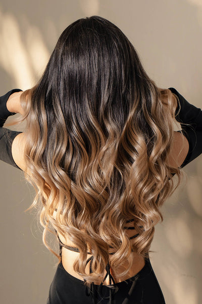 13*2" Lace Front Wigs Synthetic Long Wave 26" 150% Density - Fashions Envy
