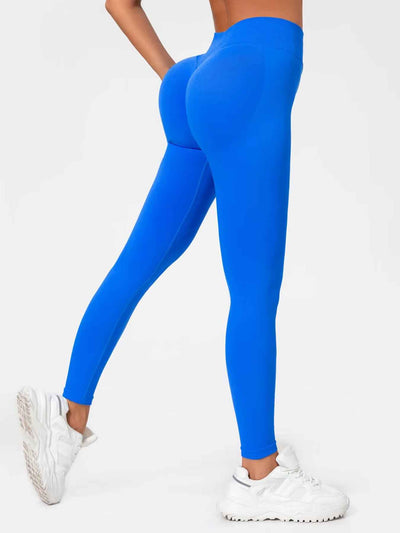 Solid-Color Yoga Pants - Sport Activewear Leggings