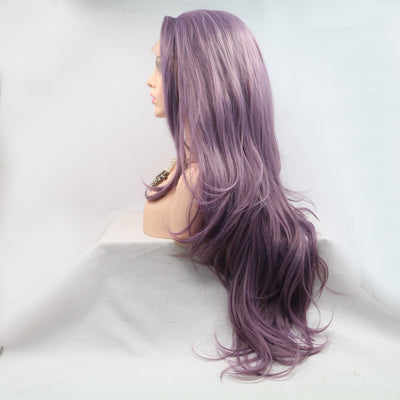 13*3" Lace Front Wigs Synthetic Long Wavy 24" 130% Density - Fashions Envy