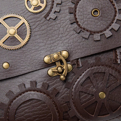 Steampunk Gear Bag - Mechanical Crossbody with Gears - Fashions Envy