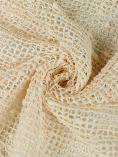 Halter Neck Openwork Cover-Up Dress - Apricot Resort Style