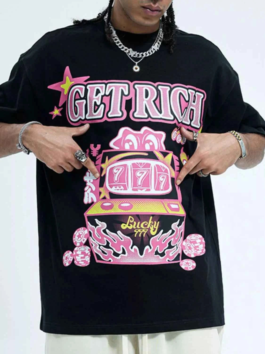 Men's Graphic Round Neck T-Shirt