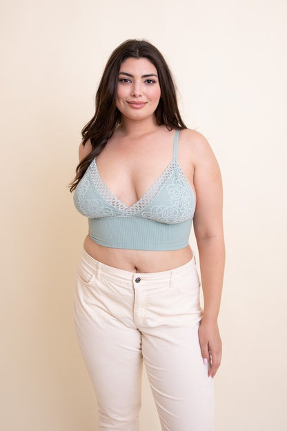 Plus Size Waistband Loop Lace Brami