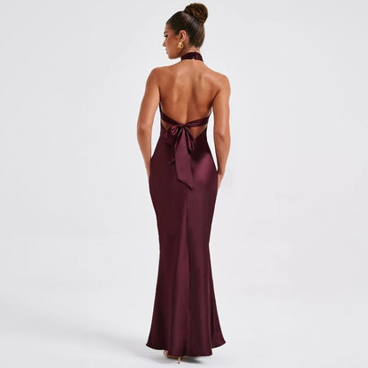 Elegant Backless Sleeveless Dress - Summer Fashion Dress