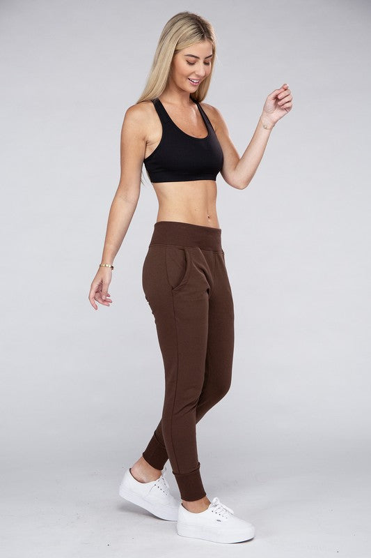 Comfy Stretch Lounge Elastic Waist Sweatpants