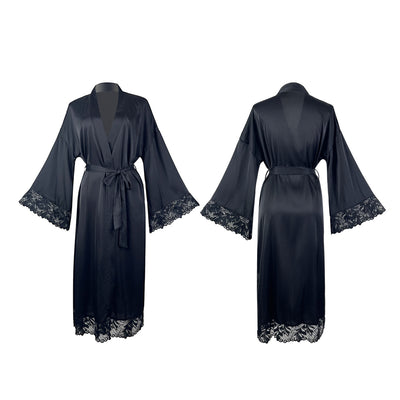 French Style Nightgown Robe - Comfortable Tied Sleepwear