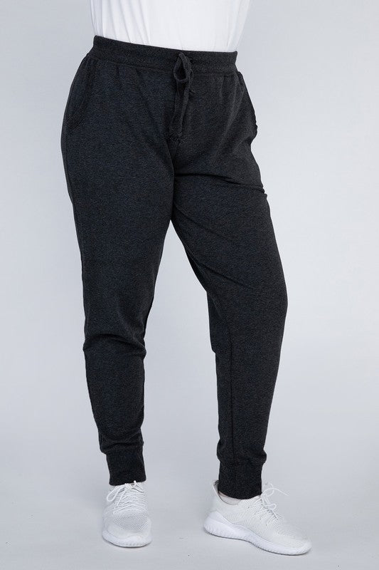 Relaxed Fit Plus Size Casual Jogger Pants