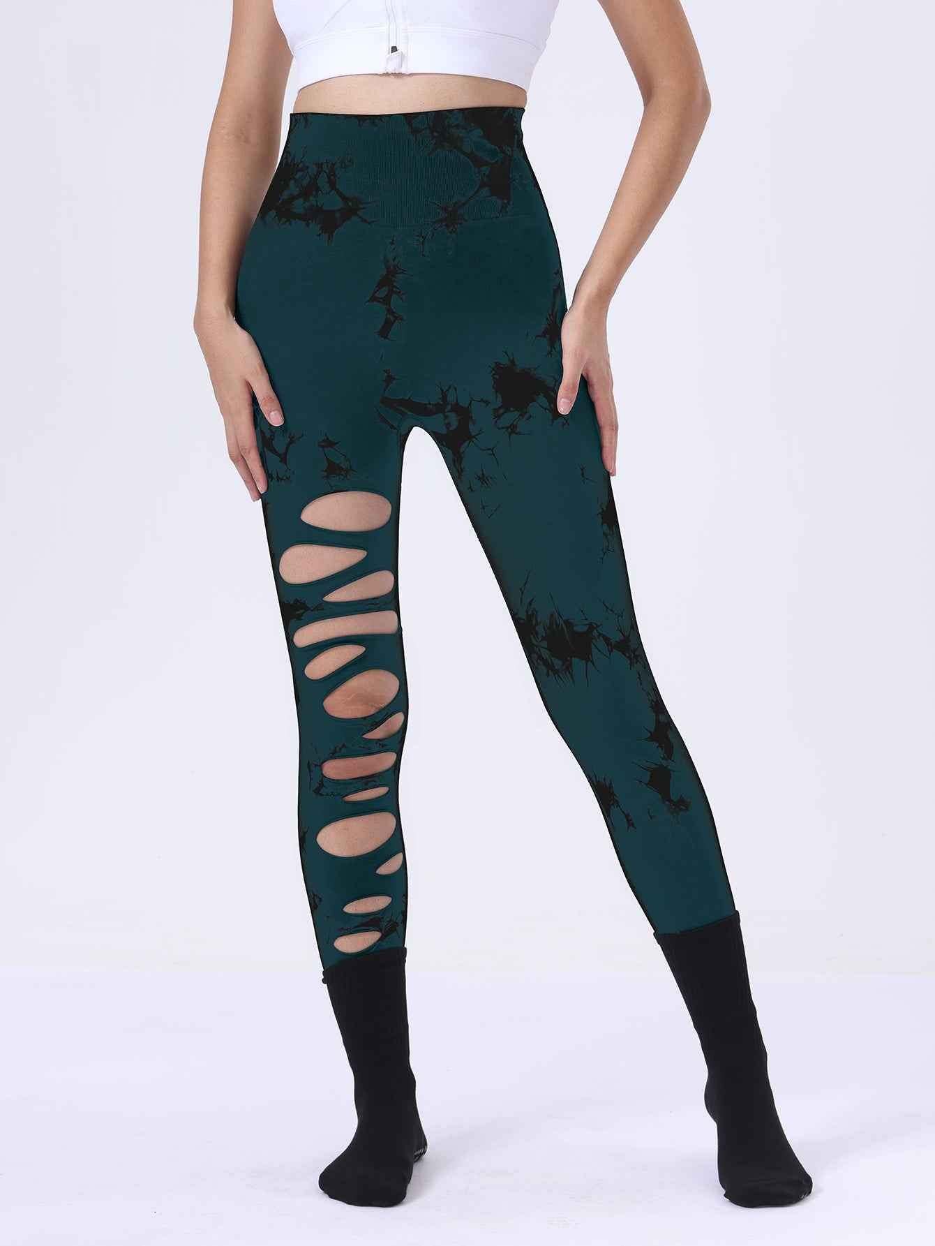 Butt Lifting Yoga Pants - Hollow Out Tummy Control