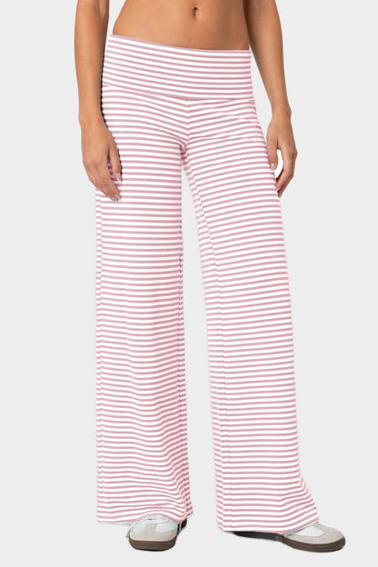 Striped Wide Leg Pants