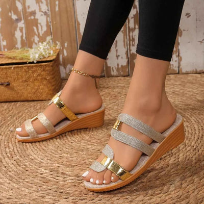 Open Toe Wedge Sandals