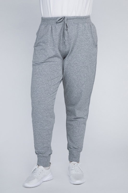 Relaxed Fit Plus Size Casual Jogger Pants