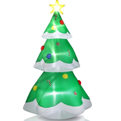 Christmas Inflatable Tree - 6.9 FT LED Lighted Yard Decor