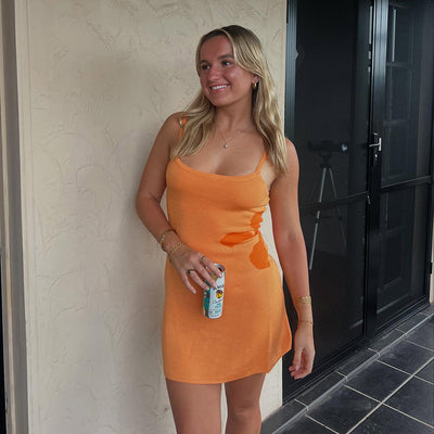 Women's Strap Printed Hip Skirt - Mini Dress - Fashions Envy