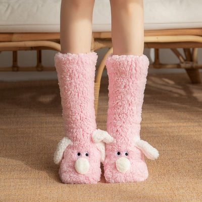 Plush Dog Socks - Non-Slip Cozy Floor Socks