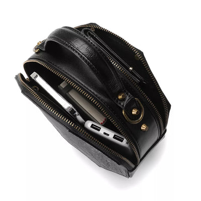 Steampunk Crossbody Bag - Clockwork Gear Design Mini - Fashions Envy