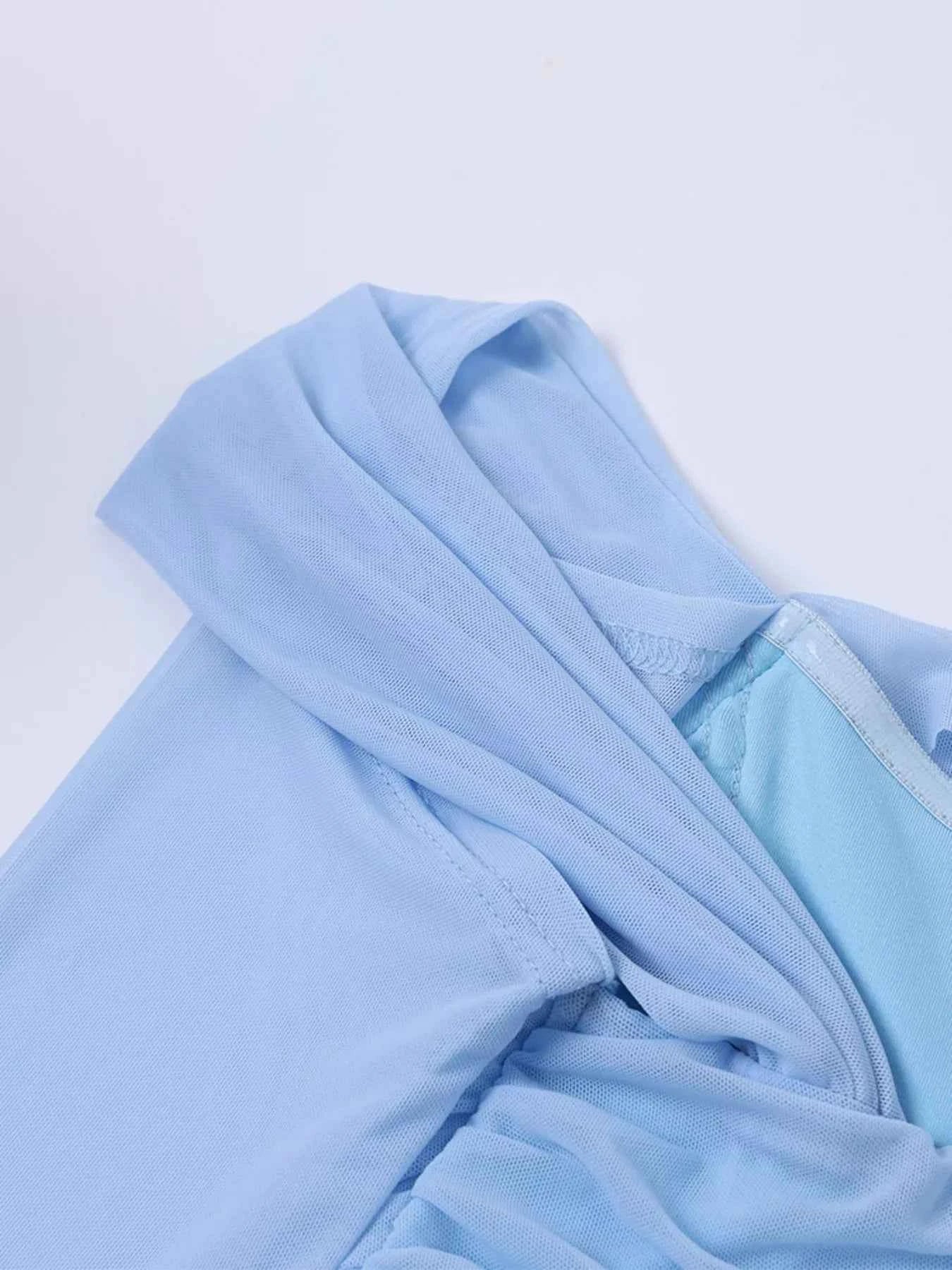 Off-Shoulder Ruched Mermaid Maxi Dress