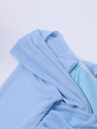 Off-Shoulder Ruched Mermaid Maxi Dress