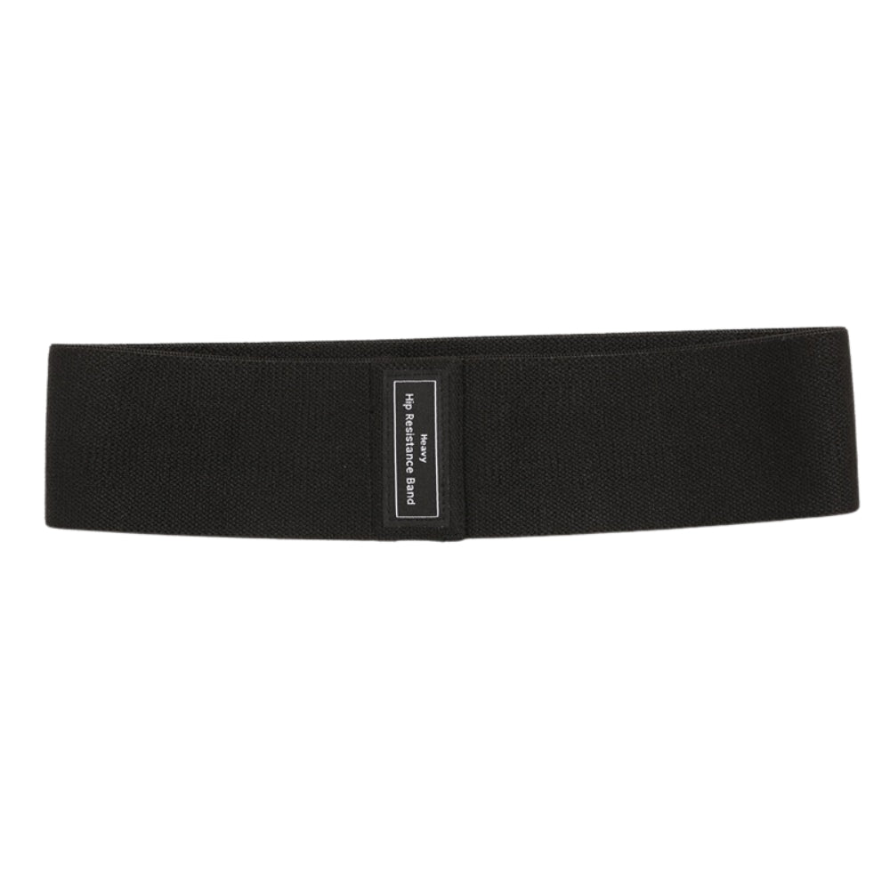 Fashions Envy black fabric Hip Booty Bands resistance loop for home workouts and glute toning
