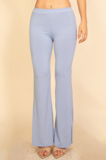 Light blue Flared Pants Set featuring a flattering fit and stylish design for casual wear