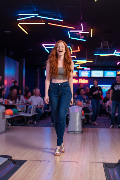 Generated Jeans Image - Bowling Alley