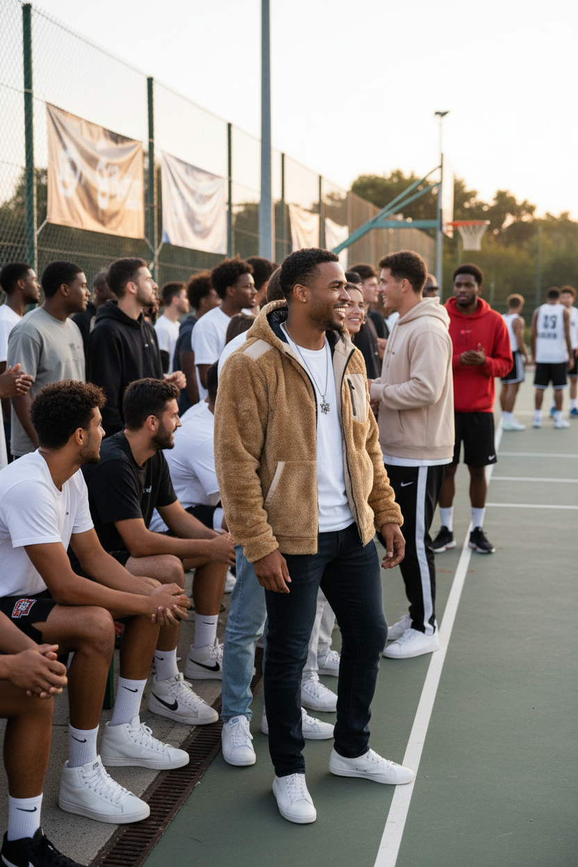 Gray Fleece Hooded Jacket Image 5