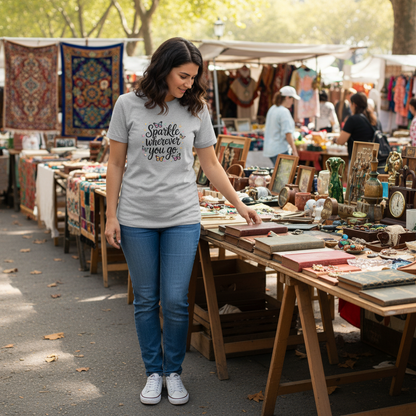 Gray T-Shirt Flea Market