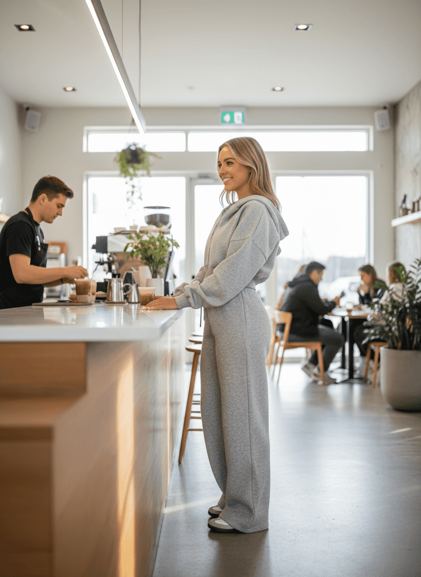 Zip-Up Hoodie & Drawstring Pants - Cozy Lounge Set - Fashions Envy