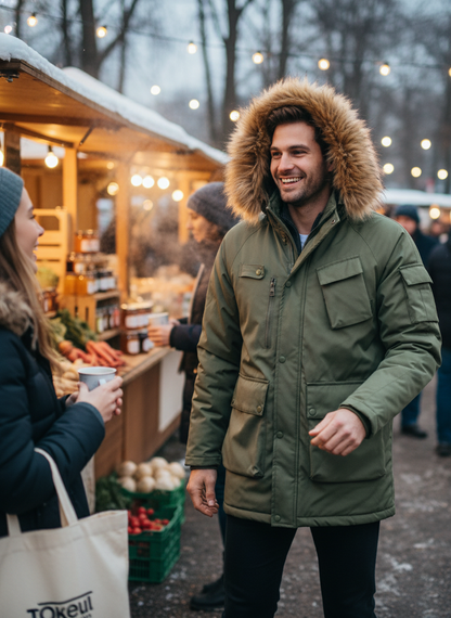 Green Parka Lifestyle Image