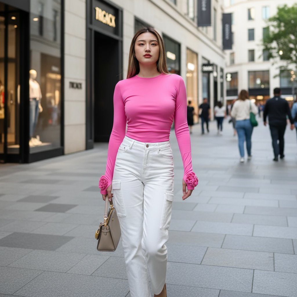 Hot Pink Urban Street Style