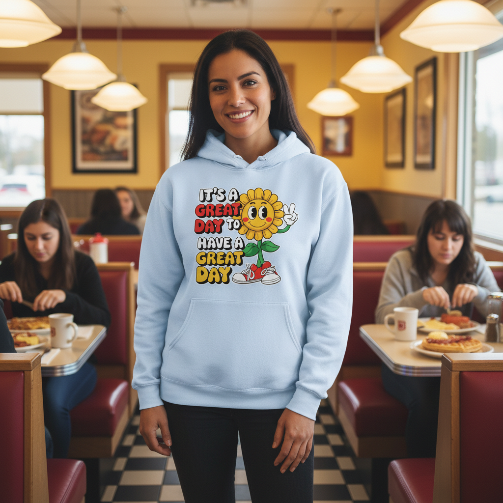 Hydrangea Hoodie - Waffle House