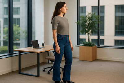 Office Ready - Professional Bootcut Jeans Look