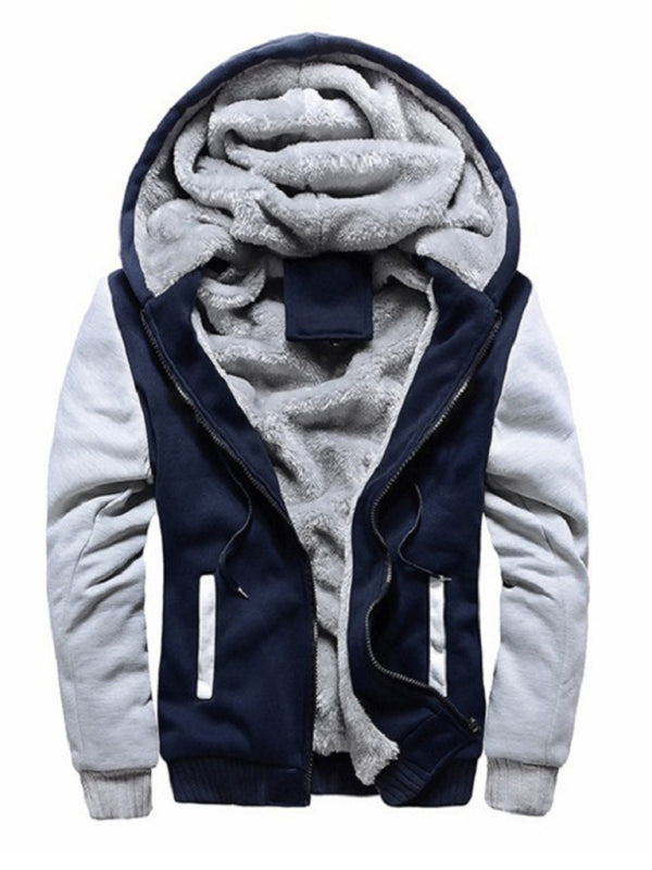 Men's Hooded Loose Sports Fleece Thick Coat