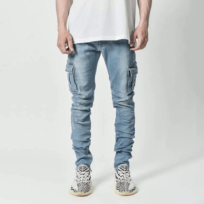 Men's Side Pocket Skinny Jeans