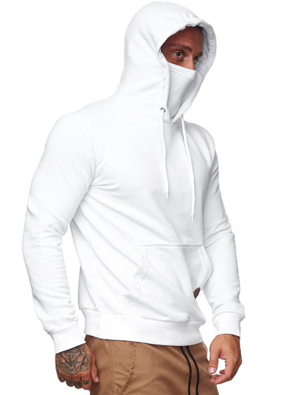 Men's Long Sleeve Call of Duty Style Face Mask Sweatshirt Hoodie