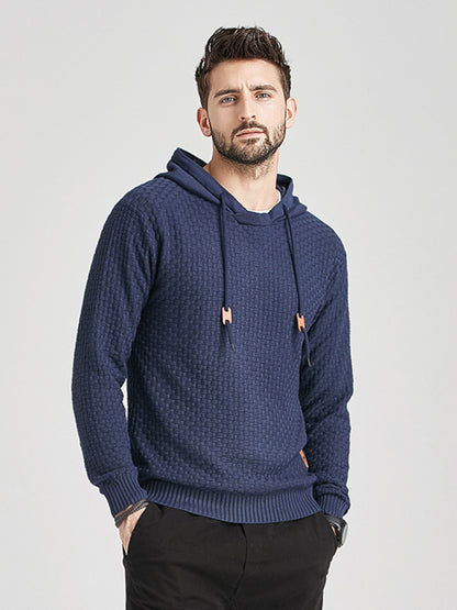 Hooded Pullover Knitwear Sports Casual Men's Sweater