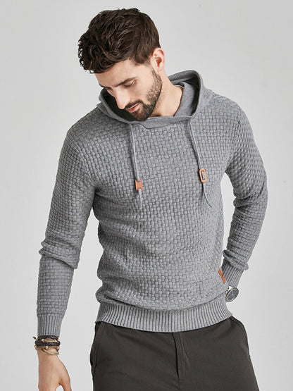 Hooded Pullover Knitwear Sports Casual Men's Sweater