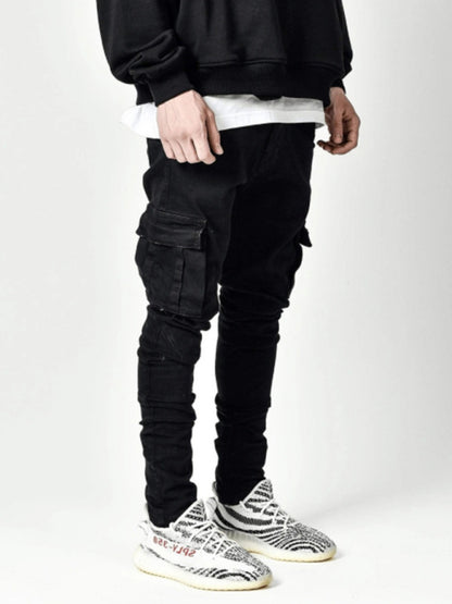 Men's Side Pocket Skinny Jeans For Men