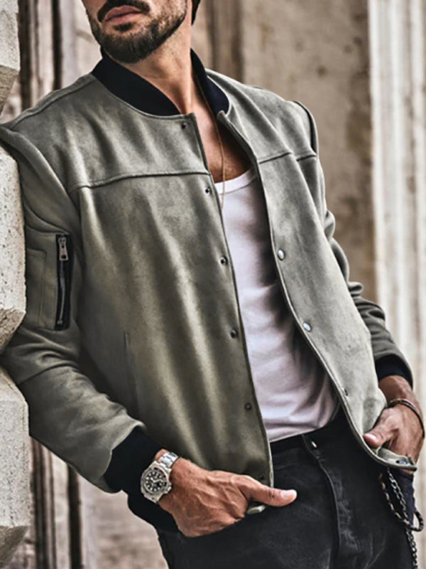 Men's Long Sleeve Casual Cardigan Jacket