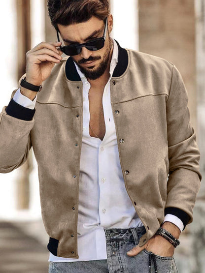 Men's Long Sleeve Casual Cardigan Jacket