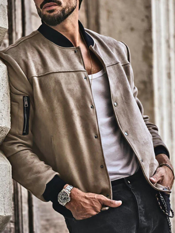 Men's Long Sleeve Casual Cardigan Jacket