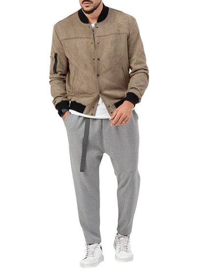 Men's Long Sleeve Casual Cardigan Jacket