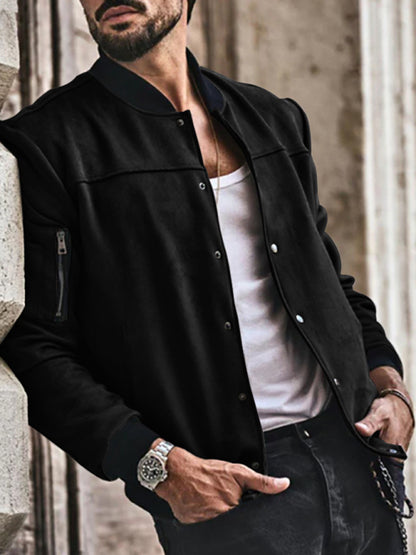 Men's Long Sleeve Casual Cardigan Jacket