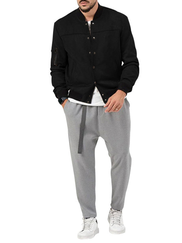 Men's Long Sleeve Casual Cardigan Jacket