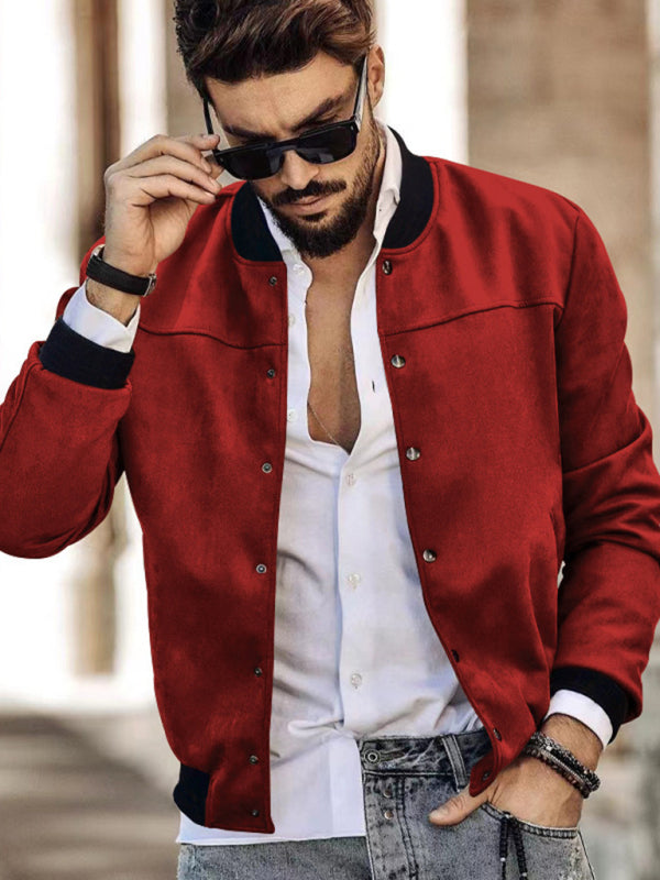 Men's Long Sleeve Casual Cardigan Jacket