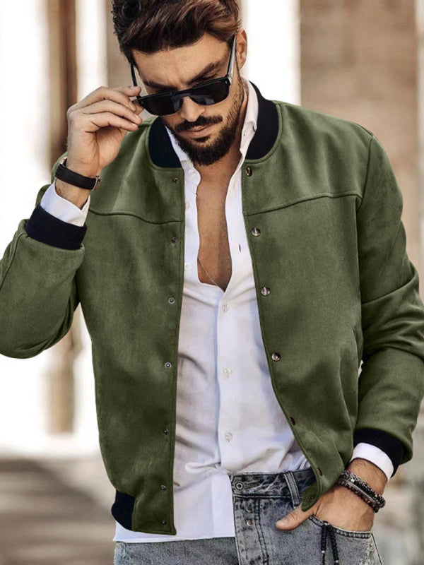 Men's Long Sleeve Casual Cardigan Jacket