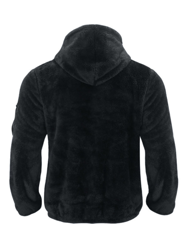 Men's Warm Loose Fit Hooded Casual Jacket