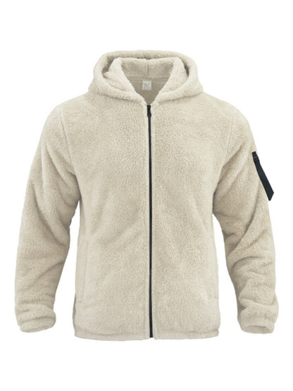 Men's Warm Loose Fit Hooded Casual Jacket