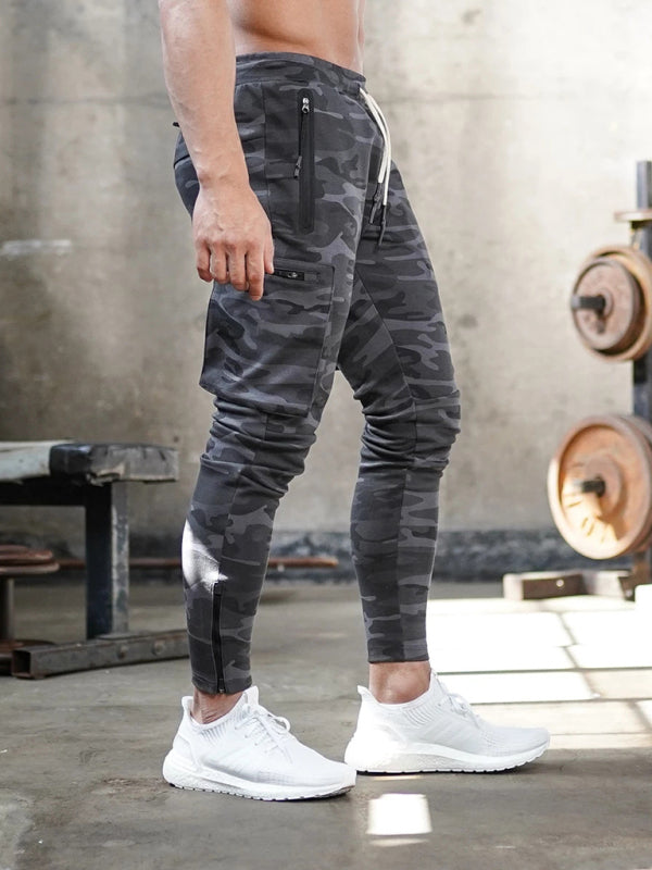 Men's Casual Overalls Outdoor Casual Pants Running Training Pants