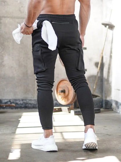 Men's Casual Overalls Outdoor Casual Pants Running Training Pants